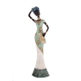 Cumpara ieftin Figurina din rasina African Woman 10 cm x 7 cm x 34 cm