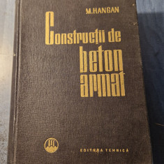 Constructii de beton armat Mihail D. Hangan