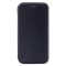 Husa protectie tip portofel pentru Samsung Galaxy S7 Edge, Black, Fine Touch