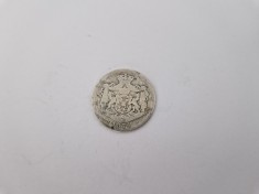 Romania 1 Leu 1874 Argint -Carol 1 foto