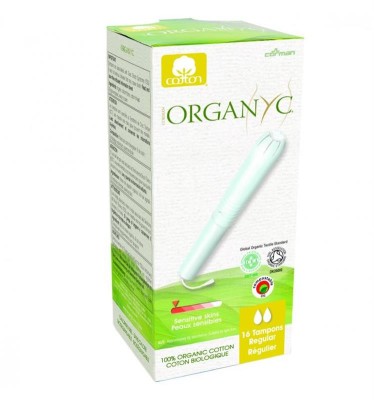 Tampoane Organyc Regular din Bumbac Organic cu Aplicator Pronat 16buc foto