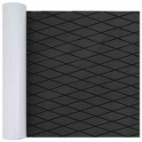 vidaXL Pardoseală pentru bărci gri &icirc;nchis și negru 190 x 70 cm