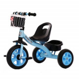 Tricicleta copii cu cosulet - Albastru, Generic