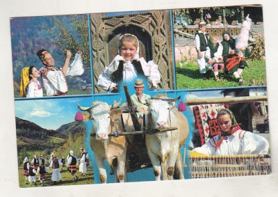 bnk cp Maramures - Arta populara - Vedere - circulata foto