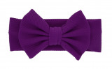 Purple Hairband cu Bow Tie fată