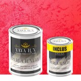 Vopsea Decorativă Perla Luxury Rosu Intens| Pachet 3L (2L + 1L) cu fulgi perlați-Toro Decor