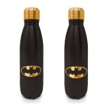 DC Comics - Sticlă Metal Batman, Negru-Aurie, 540ml
