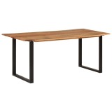 Cumpara ieftin Masa de bucatarie, 180 x 90 x 76 cm, lemn masiv de acacia