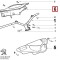 Carena bord originala Peugeot Vclic Evolution 4T 50cc (08-12) (neagra)