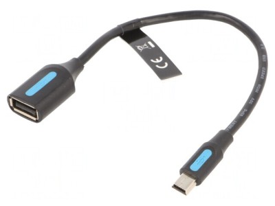 Cablu USB 2.0 A la B Mini 0,15m foto