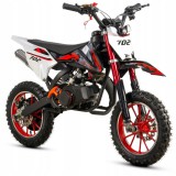 Mini Cross XTR 702, 50cc, 2 timpi, pornire sfoara, roti 10 inch, culoare negru/r... Cod Produs: MX_NEW XTR-702PS1-4