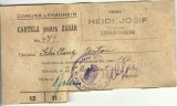 A4521N Cartelă pentru zahăr, 1942, comuna Lenauheim, județul Timiș, firma Heidi Josif