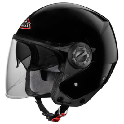 Casca Moto Open Face SMK COOPER BLACK GL200 Marimea XL foto