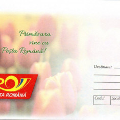 Romania 2021 Flora, Primavara vine cu Posta Romana, intreg postal