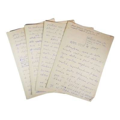 Geo Bogza, Omul locuit de istorie, manuscrisul unei comunicări, 1979 foto