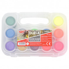 Culori guașă Daco Duela 20ml 6 neon + 6 metalice - ***