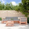 Gossi set mobilier de gradina cu perne, 6 piese, lemn masiv douglas