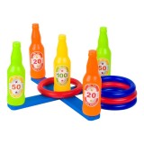 Joc de Indemanare Ring Toss cu 4 Inele, Altele, Multicolor, Unisex, Oem