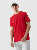 Tricou cu imprimeu pentru bărbați - roșu, 4F Sportswear