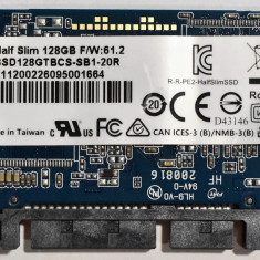 SSD Half Slim 128GB SATA-III, 6G/s, 100% LIFE