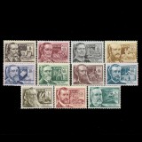 Tud&oacute;sok (Oameni de Stiinta) LP1458-1468 Ungaria 1954