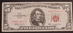 America 5 Dolari 1963 seria A59333467A