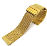 Cumpara ieftin Brățară Milanese Mesh Quick Release &ndash; 20/22 mm &ndash; Auriu &ndash; Oțel Inoxidabil &ndash;