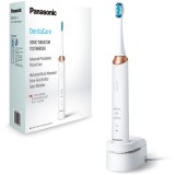 Periuta de dinti electrica Panasonic EW-DC12-W503, 31000 miscari/min, 3 moduri de periere, 1 capat, Indicator baterie, Alb/Auriu