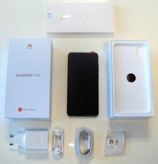 Huawei p20, dual sim, 64gb, 4g, twilight nou garantie 2 ani foto