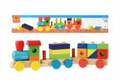 Jucarie Toi-Toys Trenulet din lemn foto