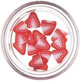 Căpșuni tăiate pentru decorarea unghiilor - roșii, INGINAILS