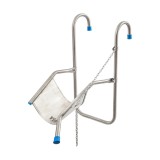 Kerbl Suport Cap Reglabil Bovine Metal Galvanizat pentru Tratamente si Fixare Cap la Furajare