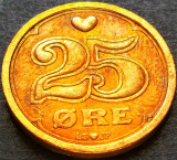 Moneda 25 ORE - DANEMARCA, anul 1990 * cod 2200 C