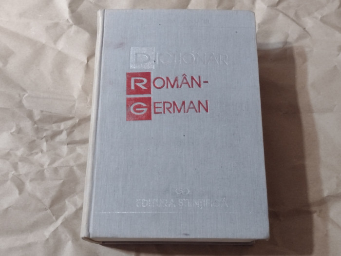 MIHAI ANUTEI - DICTIONAR ROMAN - GERMAN, Editia a II-a, An.1996