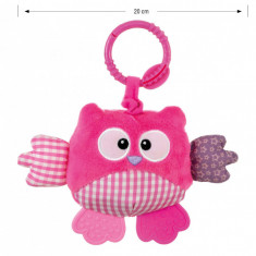 Jucarie din plus pentru agatat Cutie Owl Pink