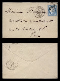 France 1874 Postal History Rare Cover Marseilles to Paris D.186