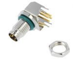 Conector M8 Tată 4-Pin 90&deg; PCB 4A IP68