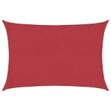 Cumpara ieftin Panza parasolar, rosu, 3x5 m, HDPE, 160 g/m&sup2;