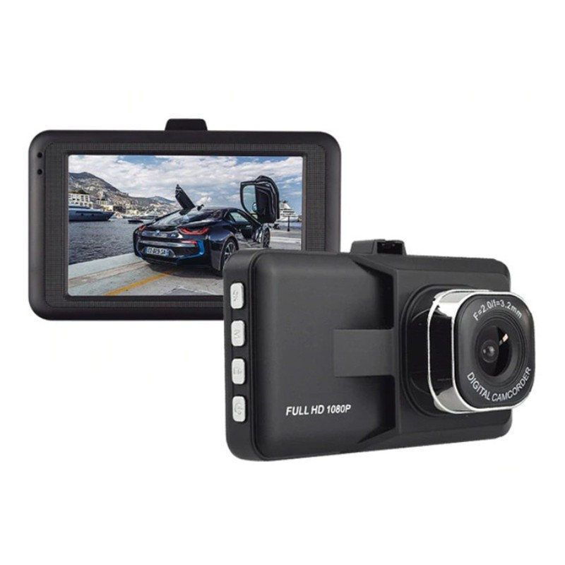Camera Video Auto Techstar® T616, Display LCD 3 inch, Full HD, Rezolutie  1080P, G-Sensor, Night Vision, Unghi de filmare 140°, Negru, Novatek |  Okazii.ro