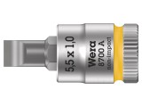 Tubulară plată-bit WERA 5,5x1mm 1/4" - Lungime manşon 28mm