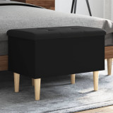 Gossi banca de depozitare, negru, 62x42x46 cm, lemn prelucrat