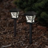 Cumpara ieftin Lampa Solara LED cu Model Libelule, Culoare Negru, Lumina Alb Cald, Inaltime 34cm, Garden Of Eden