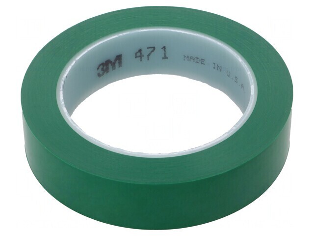 Bandă de marcare verde 33m x 25mm