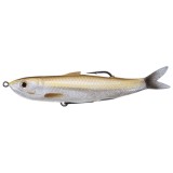 Swimbait LIVE TARGET Hollow Body Shiner Walking Bait, Amber / Silver Flake, 11.5cm, 14g