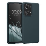 Husa Kwmobile pentru OnePlus Nord 2T, Silicon, Albastru, 58764.202, Carcasa