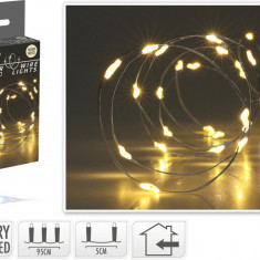 Instalatie Silverwire LED, 20 LED-uri, 95 cm, lumina calda