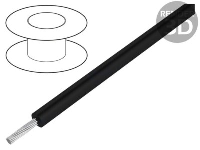 Cablu Lead Wire EPDM Negru 3kV 305m 1000ft ALPHA WIRE foto