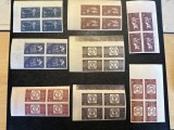 Cumpara ieftin ROMANIA1958- CENTENARUL MARCII POSTALE ROMANESTI BLOCURI DE 4 TIMBRE STARE MNH !