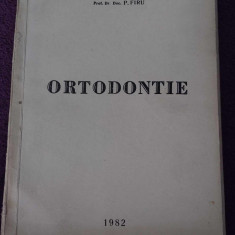 Carte ORTODONTIE Facultatea de STOMATOLOGIE Prof.Dr.Doc.Petru.FIRU 1982-STOMA