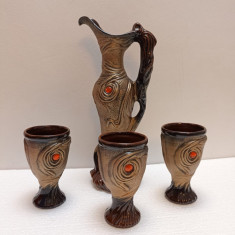 Sticlă ceramică model carafă